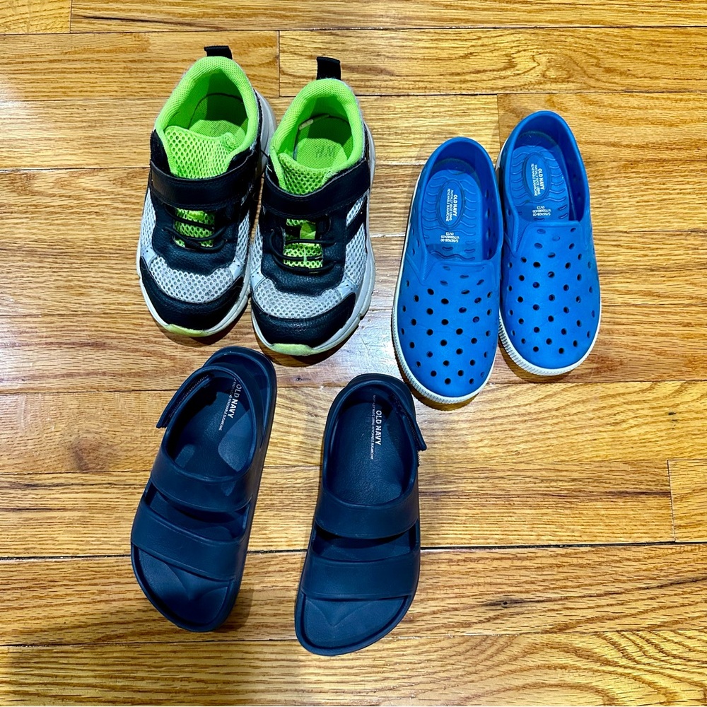 BOYS SHOES TODDLER SIZE 10 SANDALS HM Old NAVY KIDS SNEAKERS